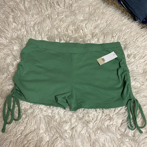 BP Ribbed Side Tie Short Shorts Women’s Sz L XL NWT May23 - Picture 2 of 7